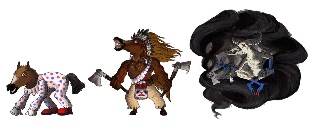 Running Gag Tribe - "Runs-Into-Ground", "Chief Dead Horse", and "Heyokahaha"