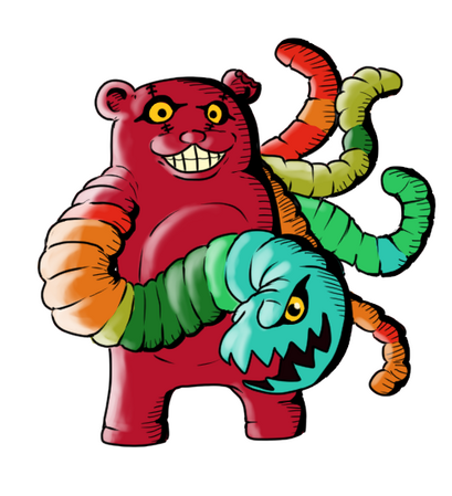 Digimon-styled "Gummi Monster"