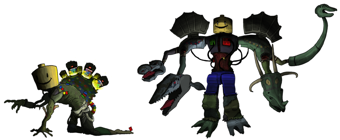 Dinosaur-Lego Androids